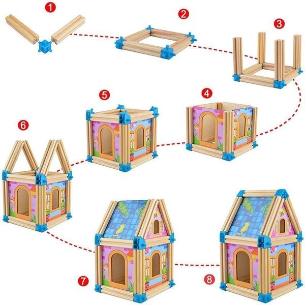 TinyCastle - Wooden Castle Blocks